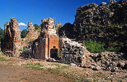 Ruiny zamku w Starym Drawsku